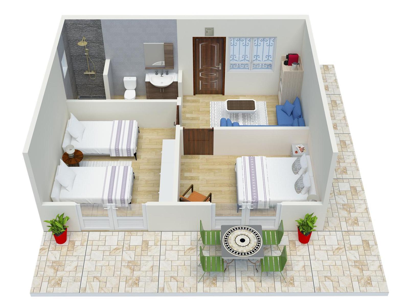 Hotel Dar Beynana à Sidi Bibi Chambre photo